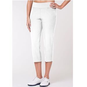 Tail Mulligan 23” Golf Pull On Capri Pants White Women’s 8